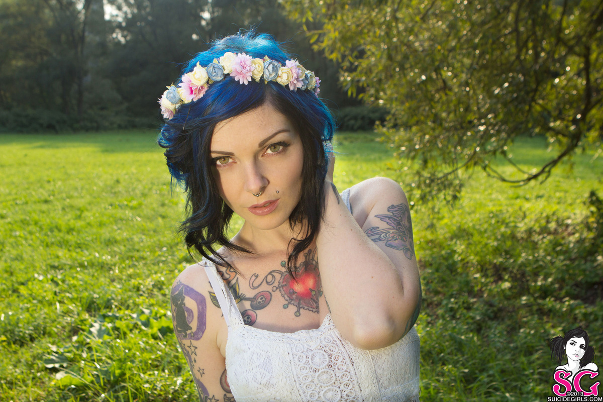 Blue Hair Suicide Girls Pool - wide 4