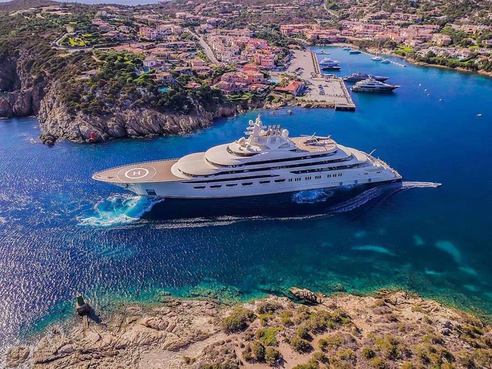 yacht billionaire porto cervo